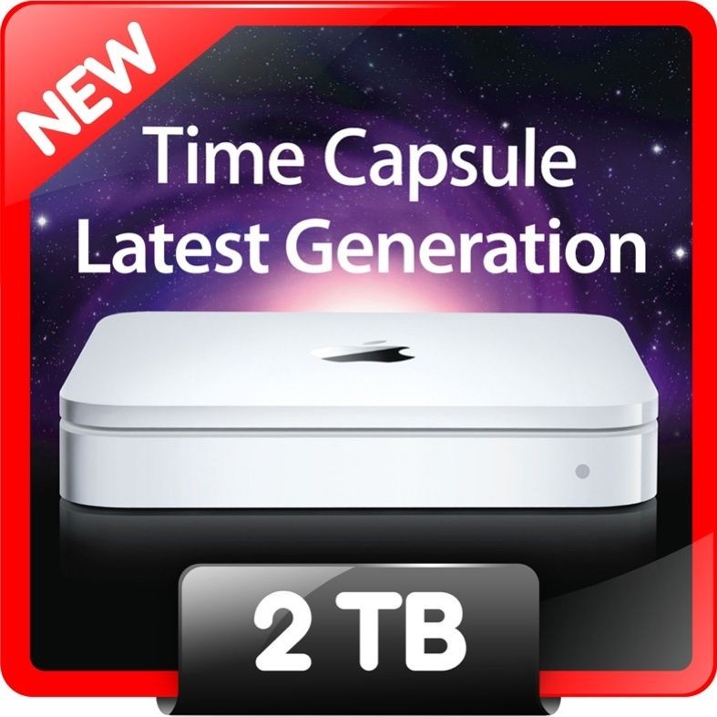   Capsule 2TB A1409 MD032LL/A 2011 Wi Fi AirPort Backup Machine Mac PC