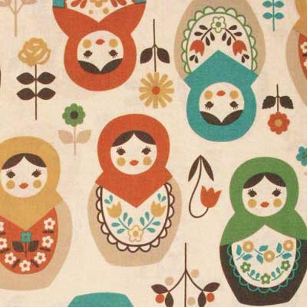 matryoshka fabric in Fabric