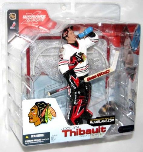   NHL SERIES 4 HOCKEY JOCELYN THIBAULT CHICAGO BLACKHAWKS ACTION FIGURE