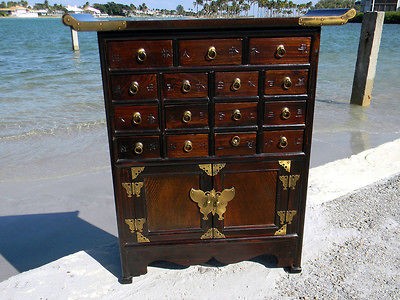 Oriental Apothecary Cabinet    Asian Medicine Cabinet