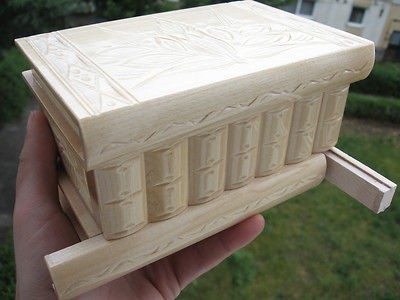 Intelligence Magic Puzzle Wooden Secret Box Compartment Jewelry 