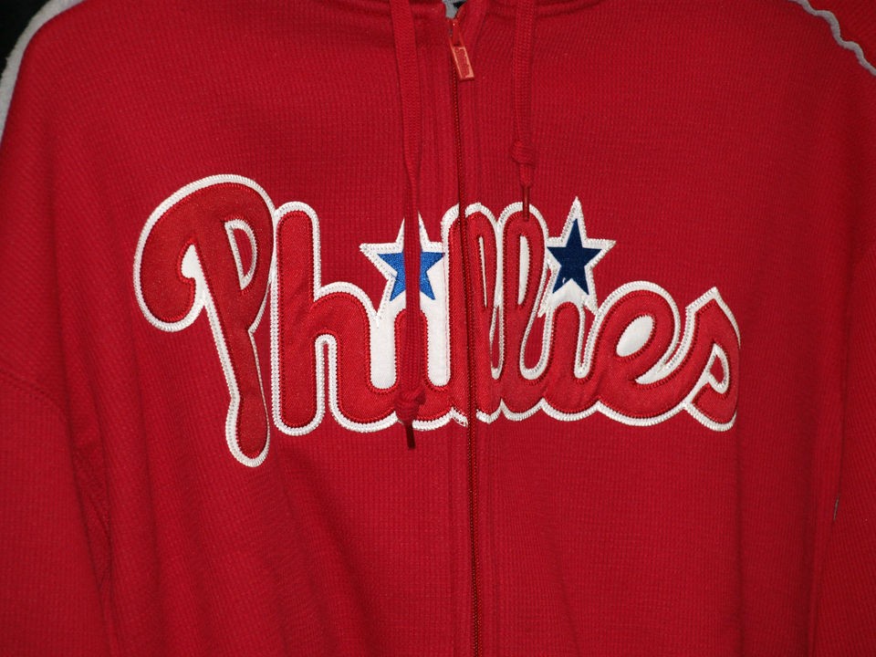 PHILLIES FULL ZIP THERMAL HOODIE XL