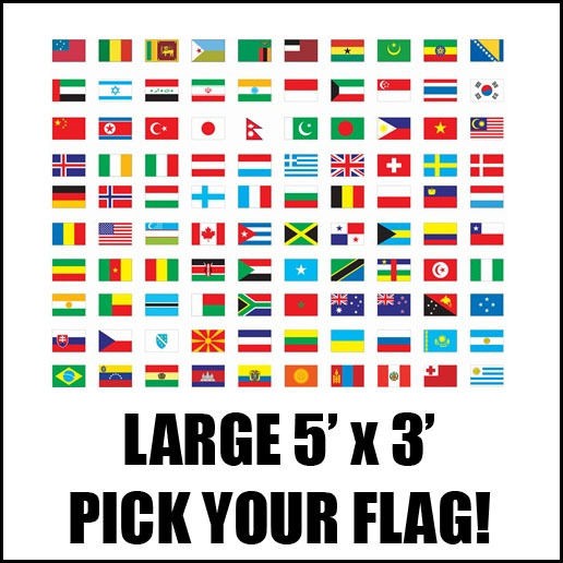   LARGE QUALITY SPORTS FAN MISCELLANEOUS DECORATION PICK FLAG NEW