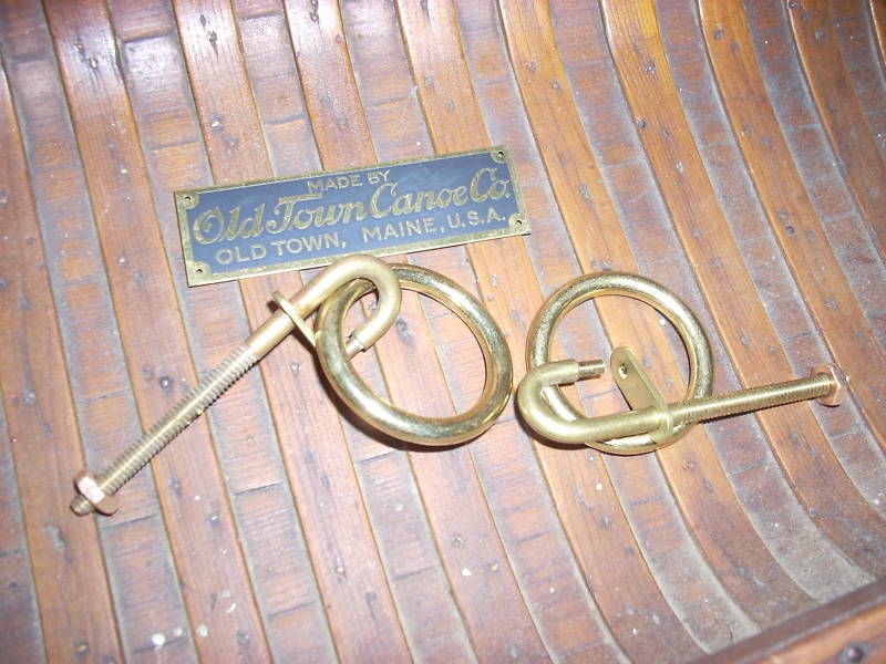 NOS Old Town Canoe Painter’s ring stem deck Hardware