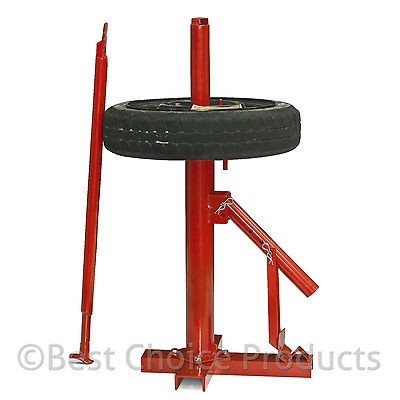 Manual Portable Tire Changer Mount Home Garage Farm Wheel Demount 