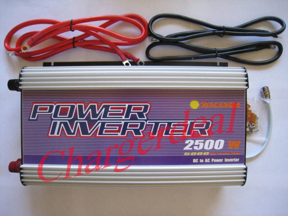 NEW Stackable 2500/5000W WATT Power Inverter DC to AC