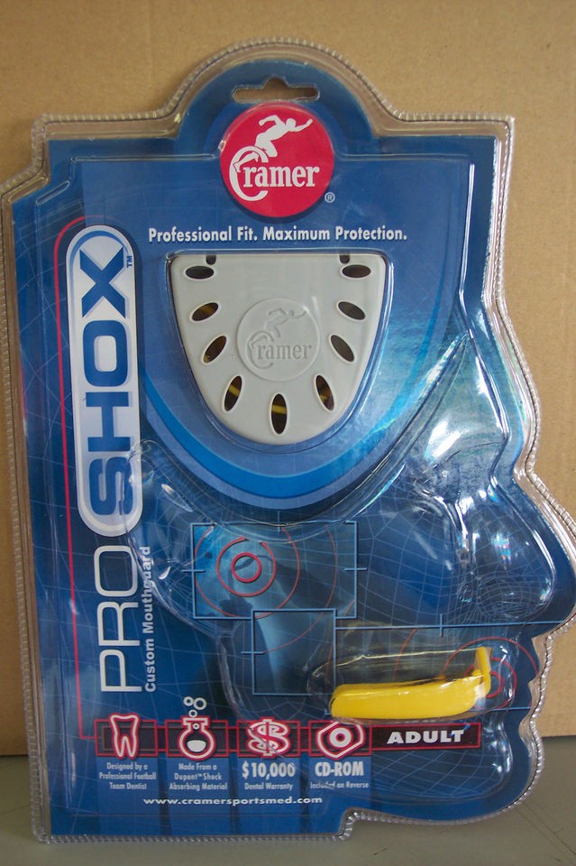 Cramer Pro Shox Custom Mouthguard Adult Size NIP