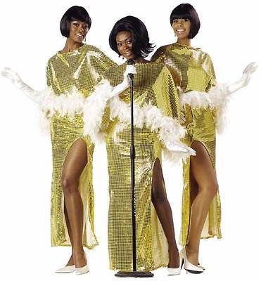 Adult Womans Motown Diva Singer Halloween Costume Lg