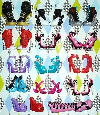 MONSTER HIGH DOLL SHOES ABBEY LAGOONA FRANKIE DRACULAURA OPERETTA CLEO 