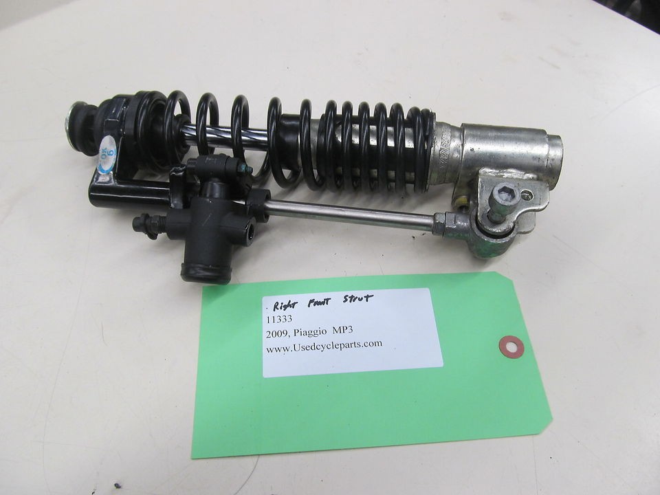 09 Piaggio  500  Video  Right front Strut shock  