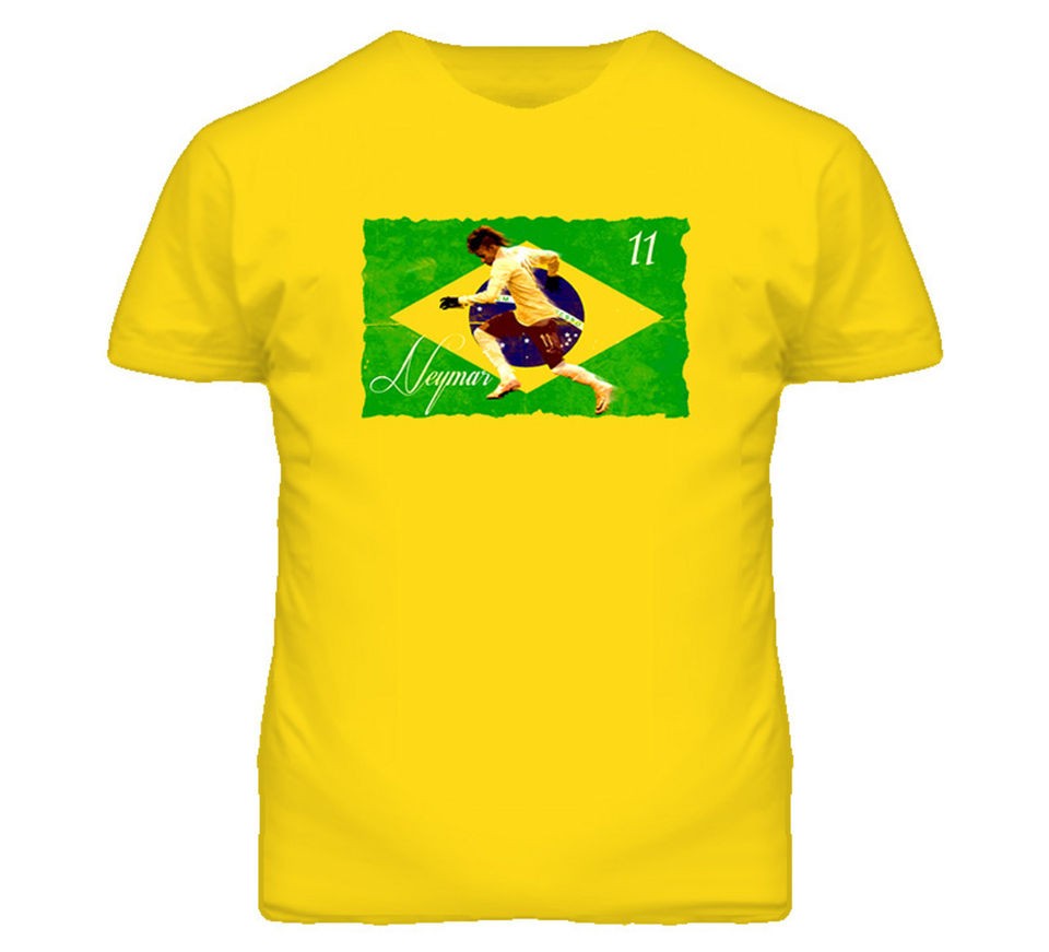 Neymar Da Silva Brazil Soccer T Shirt