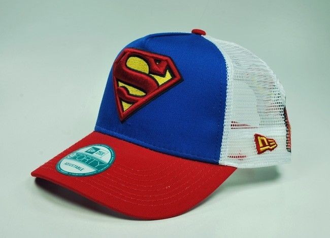 New Era Cap 940 CD Comics Cartoon A Frame Trucker SUPERMAN Mesh 