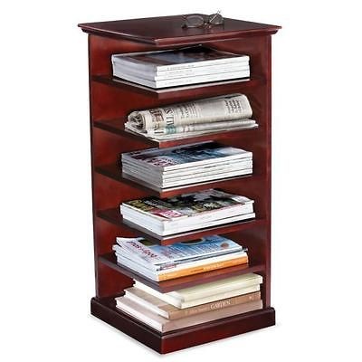 NEW SEALED HSR 6 SHELVES BEDTIME READERS NIGHTSTAND MAHOGANY $200