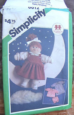 VANESSA~ ANN COLLECTION DOLL PATTERN by Simplicity #6612 dated 1984 