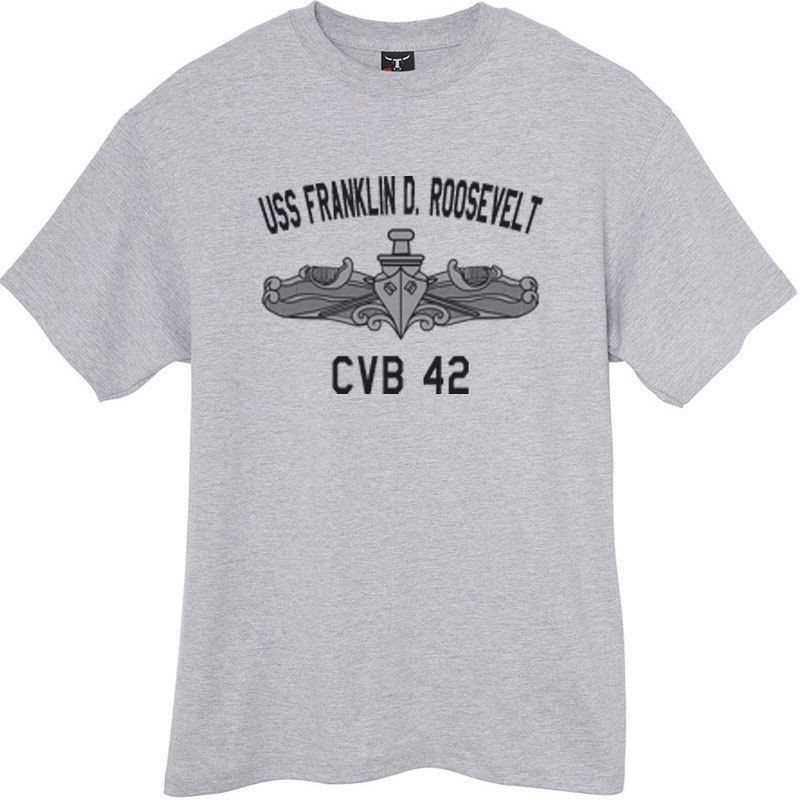 USN US Navy USS Franklin D. Roosevelt CVB 42 T Shirt