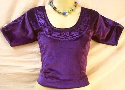 Dark Purple Velvet Blouse Top Christmas SALE DEAL DISCOUNT Sports 34 