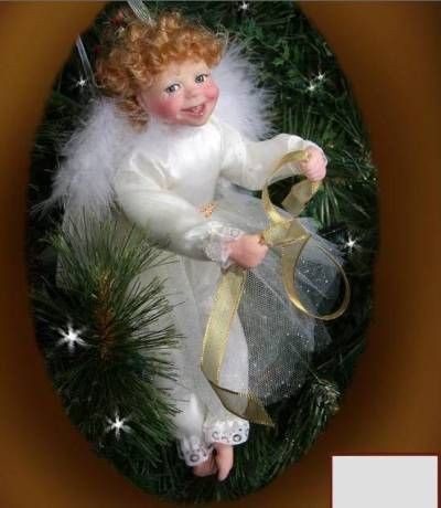 JACQUELINE KENT *FAITH* ANGEL TREE TOPPER, FREE S/H NIB