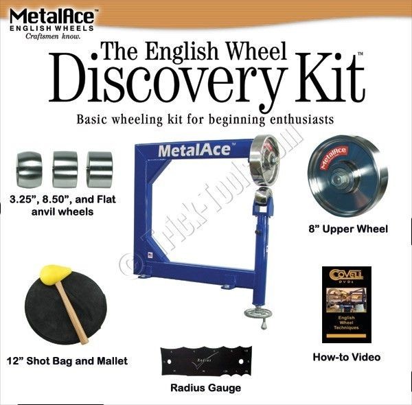 MetalAce English Wheel Discovery Kit for Shaping Metal MADiscovery