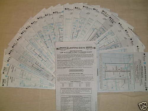   Aviation Jeppesen Enroute Charts  Only 0.99GBP for each chart