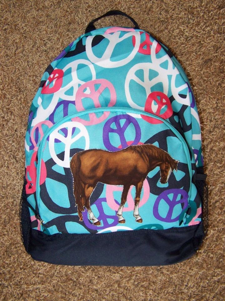 NWT Girls HORSE Backpack~OLD NAVY~Running Horses ~Back To School New