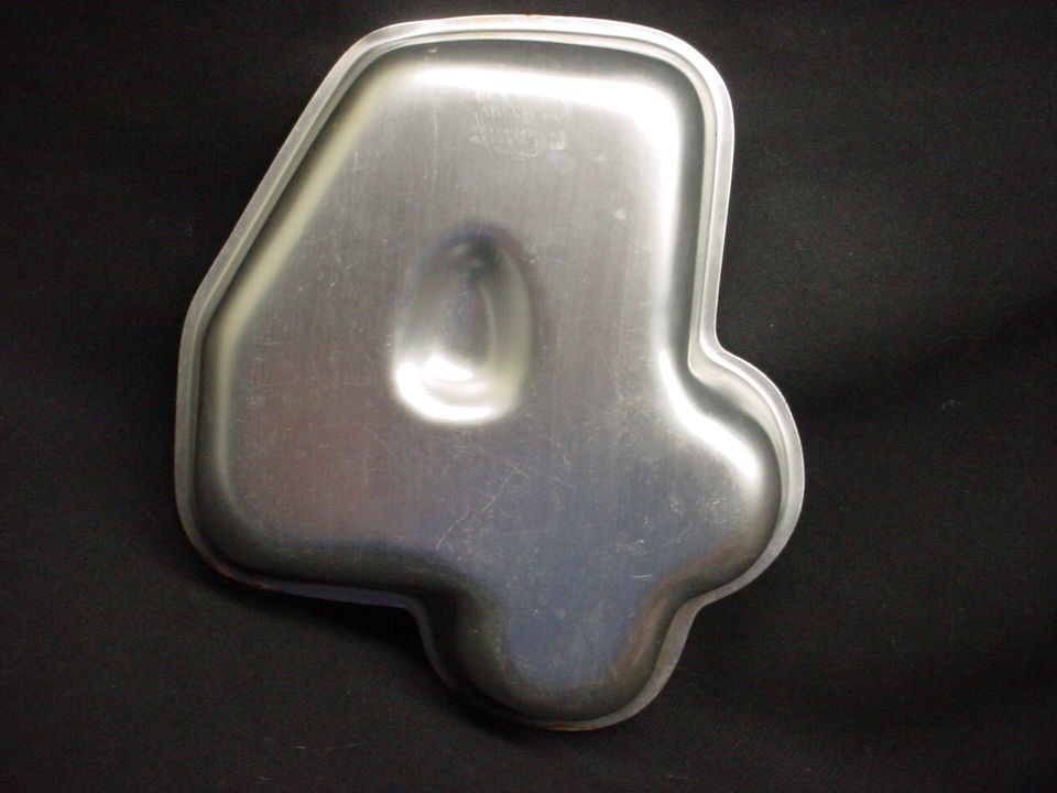 Wilton NUMBER FOUR cake pan #4 NO 4 # mold tin Fourth Birthday 