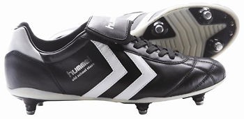 Mens Hummel Old School Star Soft Ground Kangaroo Leather Football 