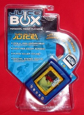 Mattel Juice Box Blue ( 512 MB ) Digital Media Player Red New In Box