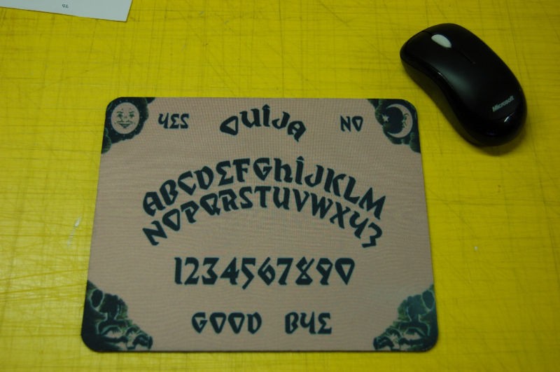 OUIJA BOARD Old Wooden style Mouse Pad mousepad custom