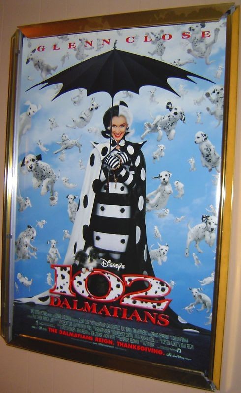 102 DALMATIANS Movie Poster Original DS 27x40 Disney