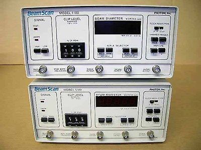 FIVE PIECE LOT BEAMSCAN OPTICAL MEASURING EQUIPMENT