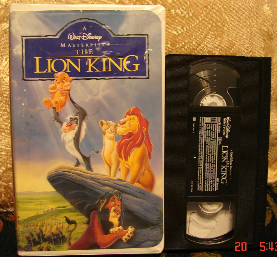 Walt Disneys The Lion King Masterpiece Edition VHS Ship 1 VHS $3 Ship 