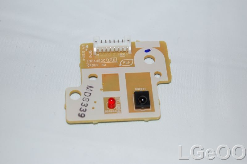 Panasonic TH 46PZ80U TV PART TNPA4500 IR Sensor Board (G07)