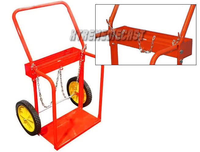 WELDING WELD CART FOR OXY OXYGEN ACETYLENE CYLINDER TANK DOLLY 250 LBS 