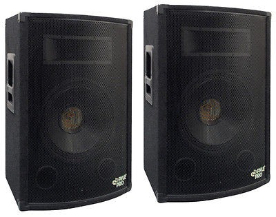   PRO AUDIO DJ PADH879 PASSIVE 600 WATTS 2 WAY 8 PA SPEAKERS PAIR NEW