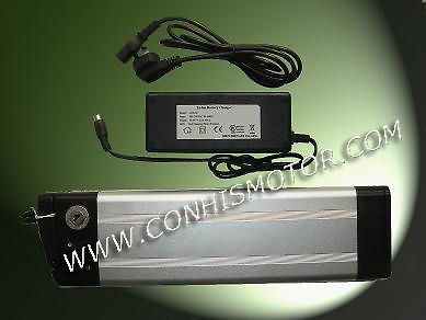    Lithium Battery 48V 16AH Aluminum Case BMS Charger 4 Electric Bike