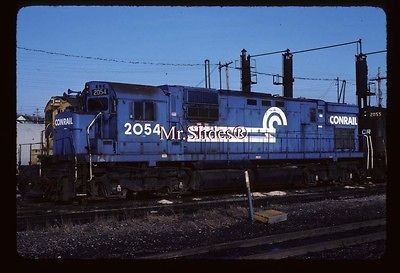 Original Slide CR Conrail Blue ALCO C430 2054 In 1980