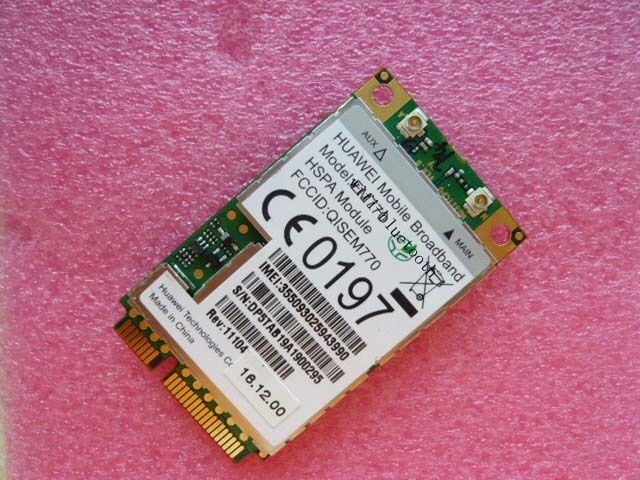 UNLOCKED HUAWEI EM770W WWAN 3G HSDPA HSUPA PCI E card