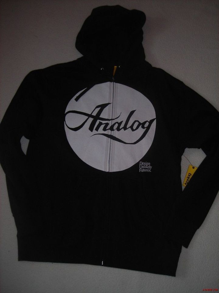 NEW ANALOG BURTON MENS FLOWBEE BSC HDD FULLZIP HOODIE M