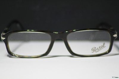 BNIB Persol PO2892V Eyeglasses   Dark Havana Acetate Frame with Demo 