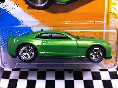 2012 HOT WHEELS 12 CAMARO ZL1  CUSTOM M​ADE  TREASURE HUNT   GREEN