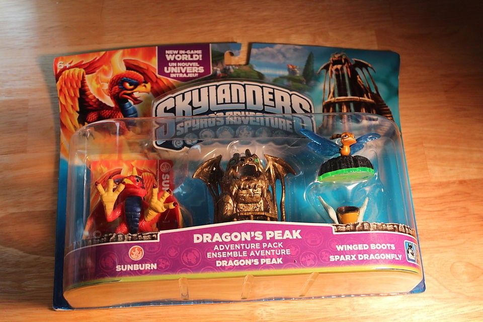   SKYLANDERS SUNBURN DRAGONS PEAK WINGED BOOTS SPARX DRAGONFLY