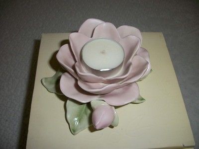 Lenox GARDEN FLOWERS COLLECTION  Camellia Votive NIB