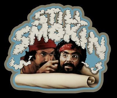 80s Classic Cheech & Chongs Still Smokin custom tee