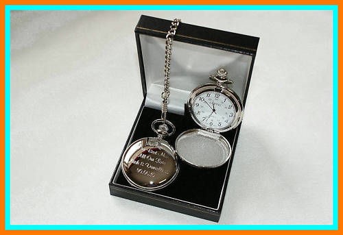 Personalised/Engraved Pocket Watch 18th/21st/30th/40th/50th/60th/65th 