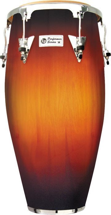 LP Performer Conga 3 Piece Set Bongos Vintage Sunburst Chrome Hardware