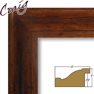 Picture Frame Poster Frame 2 Elegant Dark Chestnut Wood Grain Decor 