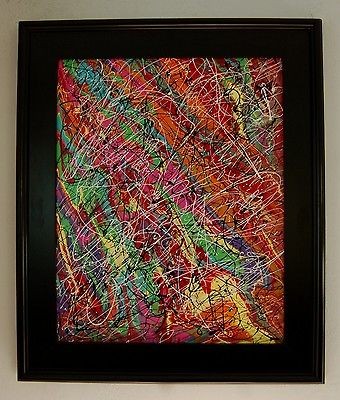 Original Abstract Expressionism Painting by Carmen Rowe   Jackson 
