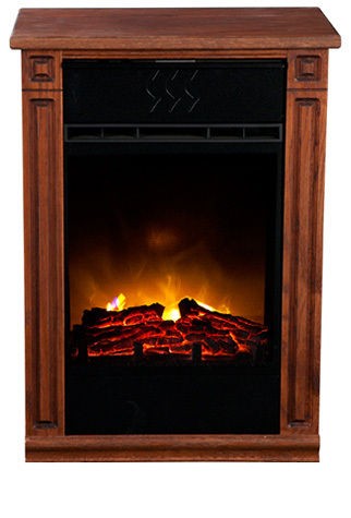 Dark Oak Heat Surge Accent EV.2 Electric Amish Fireplace