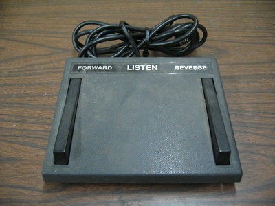 Lanier Foot Pedal LX 055 7 for Lanier VW 210 Transcriber Recorder