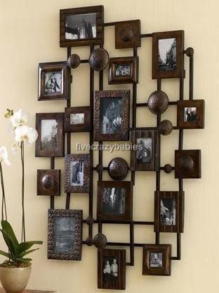   Luxe  MULTI PHOTO FRAME XL Wall Multiple Collage Metal